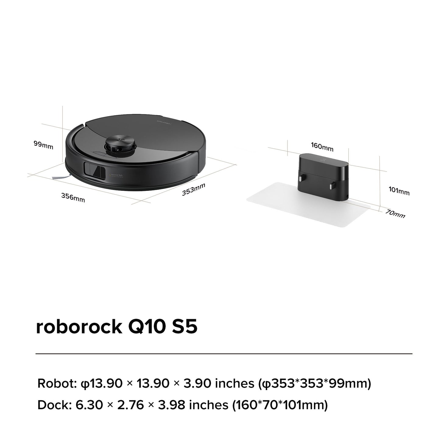 Roborock Q10 S5 Robot Vacuum and Mop