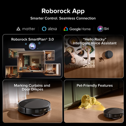 Roborock Saros 20 – AdaptiLift™ Chassis 3.0 for Smooth Threshold Crossing, Powered by 36,000 Pa Suction