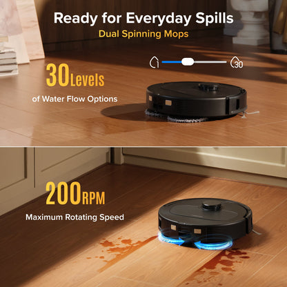 Roborock Qrevo S Pro Robot Vacuum and Mop - 18,500 Pa Suction & Multifunctional Dock