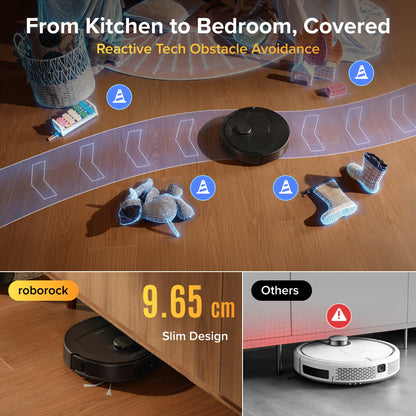 Roborock Qrevo S Pro&Dust Bag*6&480ml Cleaning Solution