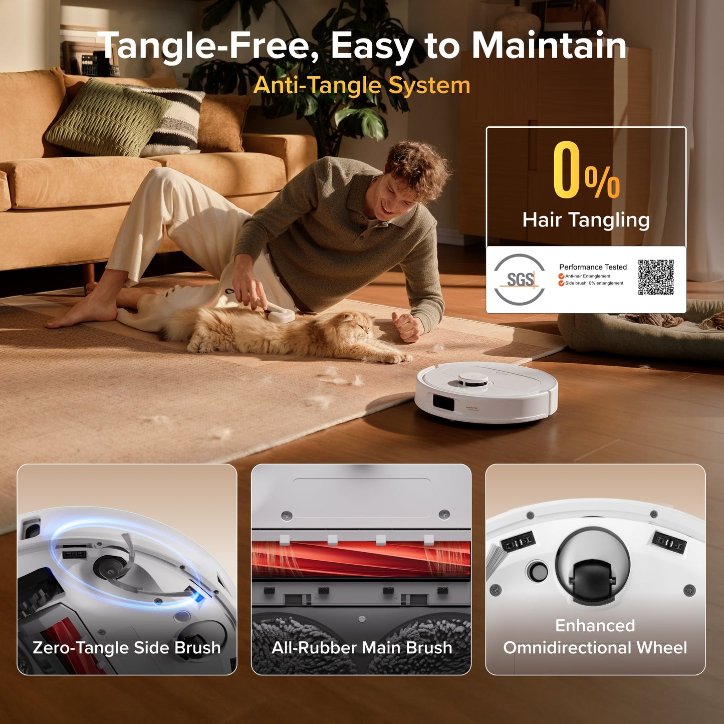 Roborock Qrevo S Pro Robot Vacuum and Mop - 18,500 Pa Suction & Multifunctional Dock